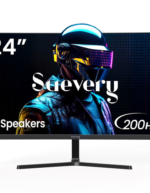 Load image into Gallery viewer, 24&quot; 200Hz Gaming Monitor,Ips Panel,Fhd 1080P, Built-In Speakers, 120% Srgb, Freesync, Black
