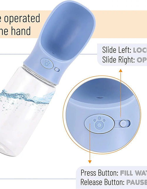 Load image into Gallery viewer, - Dog Water Bottle, Dog Water Bowl Dispenser, Water Dispenser for Dogs, Portable Dog Water Bottle
