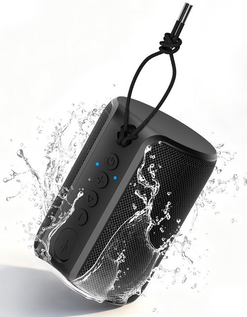 Load image into Gallery viewer, Portable Bluetooth Speaker, IPX7 Waterproof Wireless Speaker, Stocking Stuffers, Bluetooth 5.0, TWS Mini Speaker for Home/Party/Outdoor/Travel/Gifts, Black
