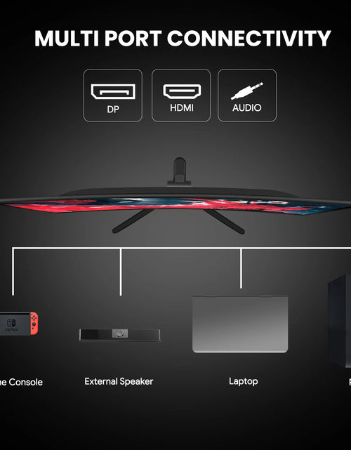 Load image into Gallery viewer, 24&quot; 200Hz Gaming Monitor,Ips Panel,Fhd 1080P, Built-In Speakers, 120% Srgb, Freesync, Black
