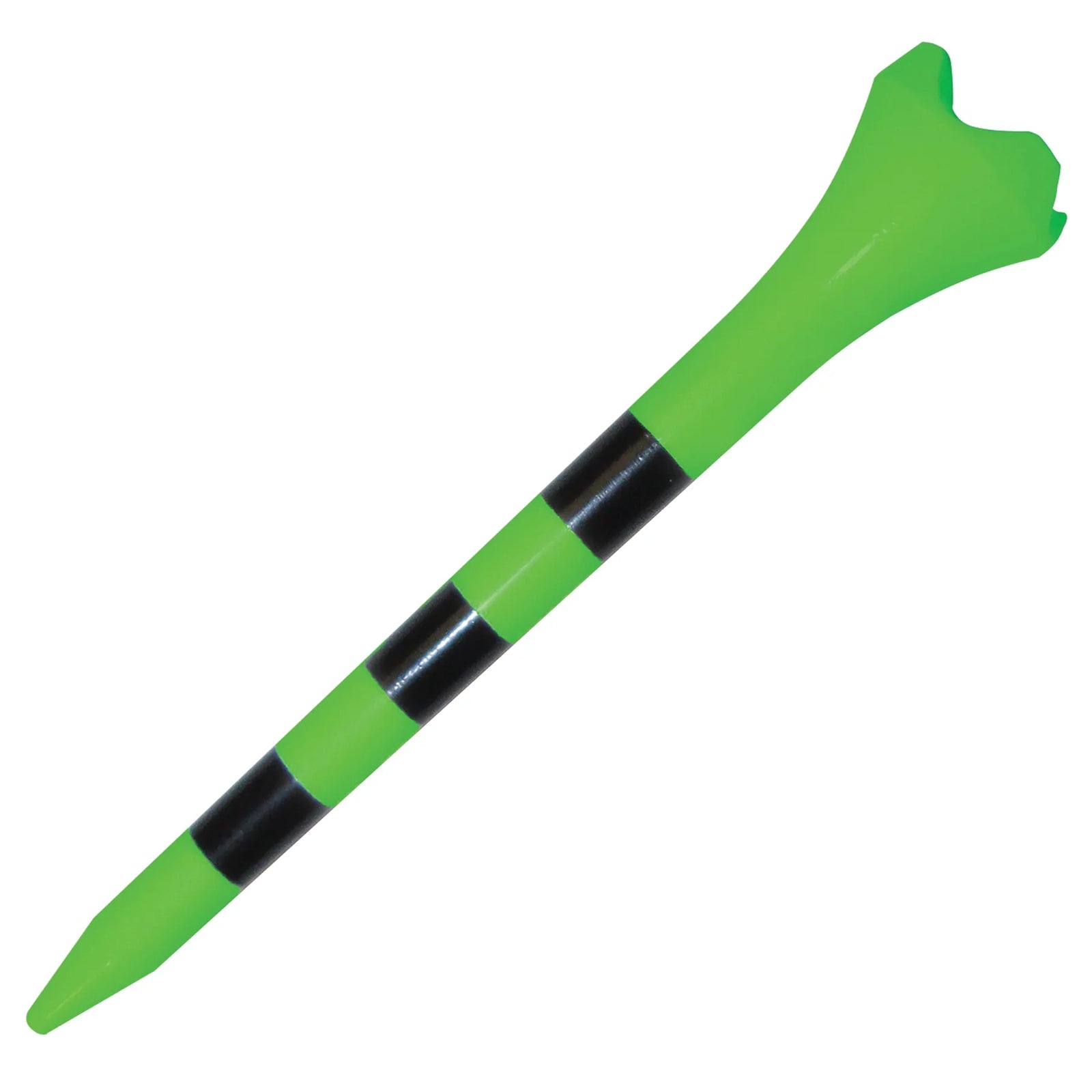 Pride Performance Plastic Golf Tees, Low-Resistance Head for Golf, Longer Drives, Durable & Stable Design, 3-1/4", Striped Citrus Mix – 25 Count