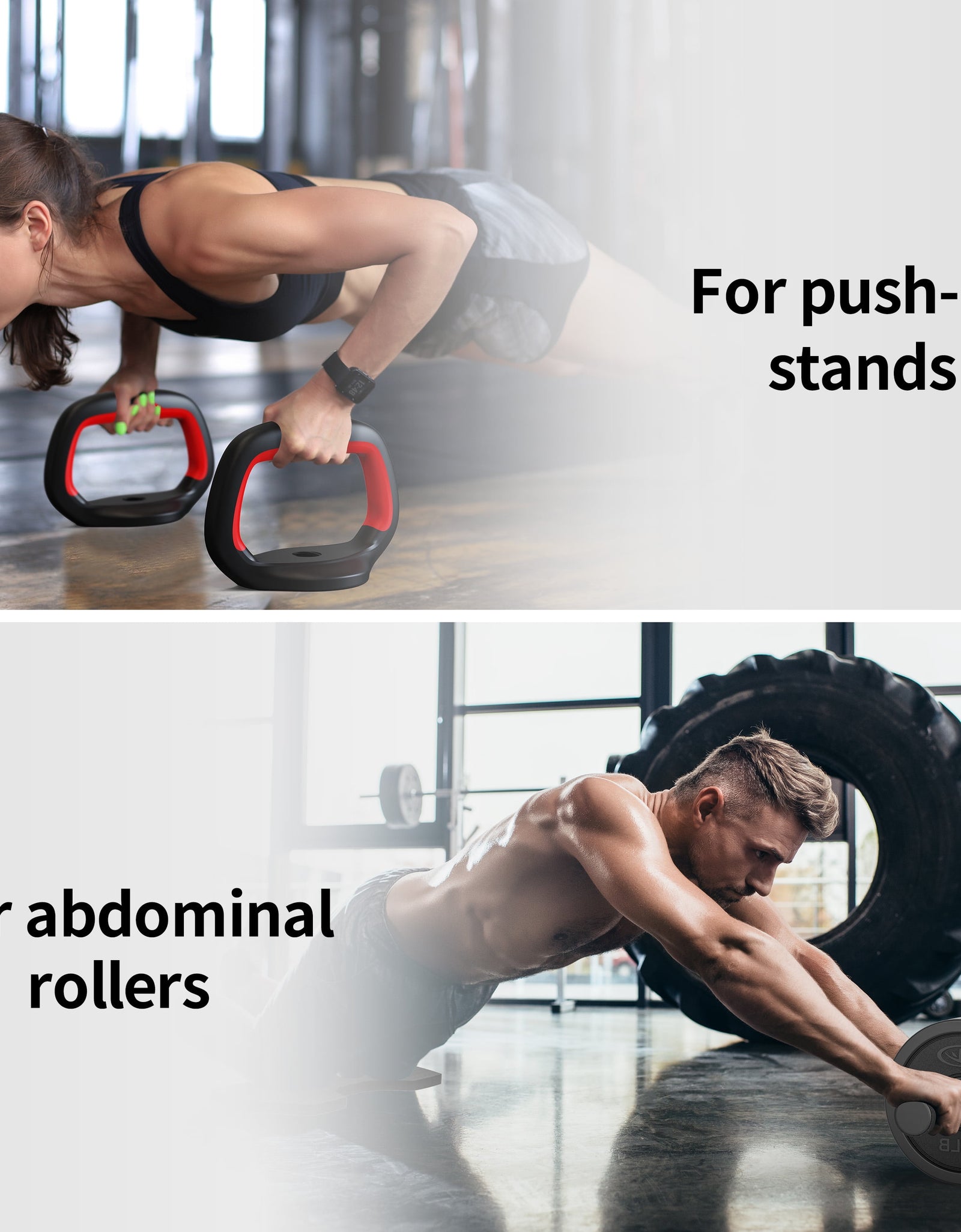 40LB 5 in 1 Adjustable Dumbbell Set , Fitness Exercises for Home Gym, Black, 1-Inch Holes Fit Standard Sized Bar