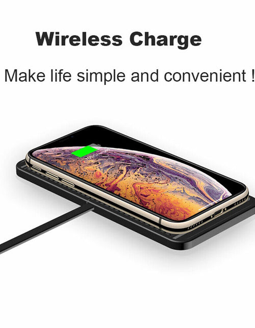 Load image into Gallery viewer, Wireless Car Phone Charger Fast Charging Pad Mat for Iphone Samsung Universal
