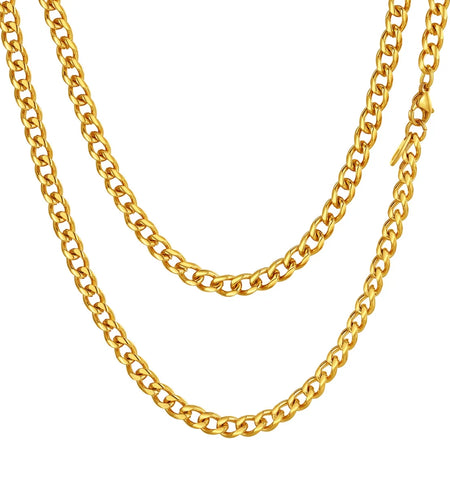 Men'S Stainless Steel Chain Rapper Necklace 4.8Mm 14 Inch Costume Hip Hop Jewelry Mens Gifts