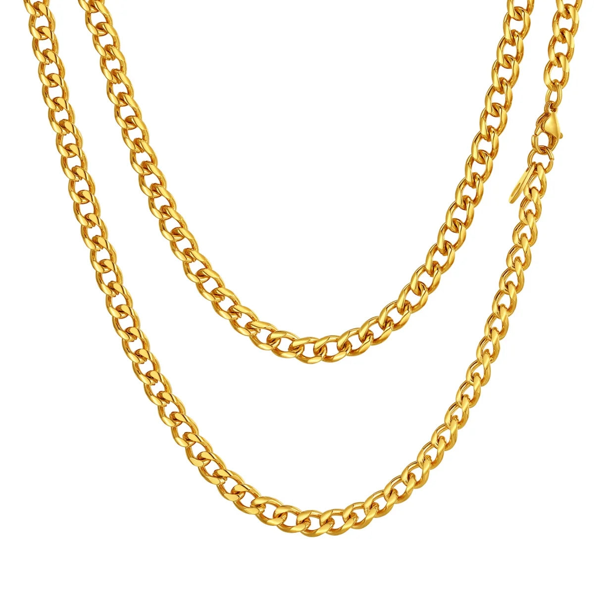 Men'S Stainless Steel Chain Rapper Necklace 4.8Mm 14 Inch Costume Hip Hop Jewelry Mens Gifts