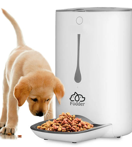 SLAPF30 - Smart Automatic Cat & Dog Food Dispenser - Digital Pet Feeder with Voice Message Playback