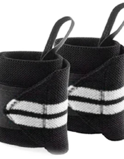 Load image into Gallery viewer, Fitness Weight Lifting Wrist Wraps with Thumb Loops, Pair

