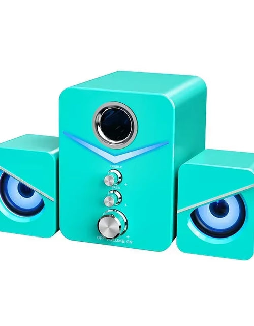 Load image into Gallery viewer, SADA Computer Speaker Home Desktop Computer Laptop Universal Small Speaker Wired Desktop Subwoofer Speaker
