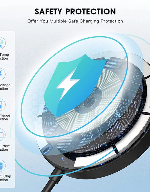 Load image into Gallery viewer, Wireless Charger - Charging Pad Compatible for Iphone 16/16 Pro/16 Plus/16 Pro Max/ 15/15 Pro/15 Plus/15 Pro Max/14/13/12/11 &amp; Airpods 3/2/Pro
