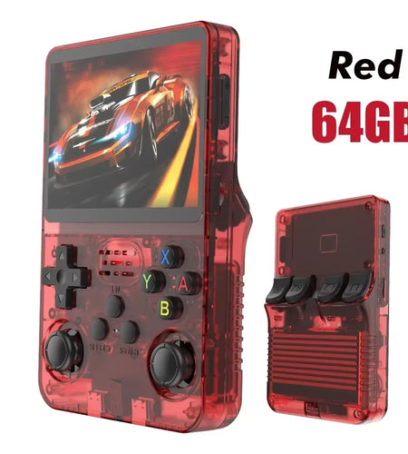 Open Source R36S Retro Handheld Video Game Console Linux System 3.5 Inch IPS Screen Portable Pocket Video Player 64GB 128G Games