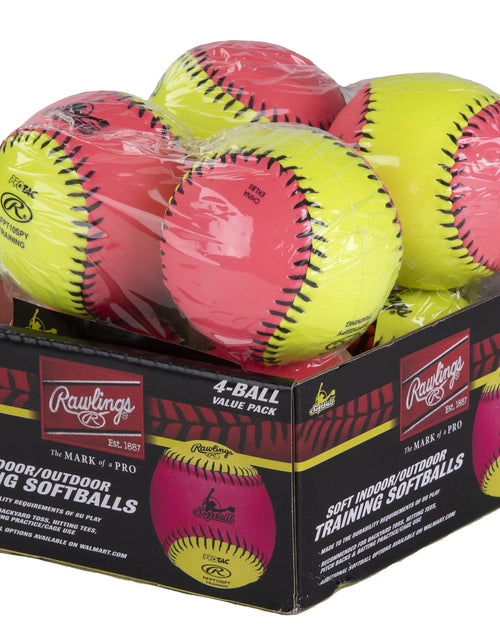 Load image into Gallery viewer, Official League Recreational Use Fastpitch Softballs, 10 Inch, 4 Count
