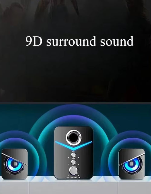 Load image into Gallery viewer, SADA Computer Speaker Home Desktop Computer Laptop Universal Small Speaker Wired Desktop Subwoofer Speaker
