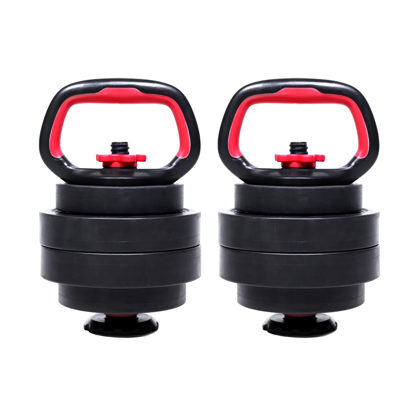 40LB 5 in 1 Adjustable Dumbbell Set , Fitness Exercises for Home Gym, Black, 1-Inch Holes Fit Standard Sized Bar