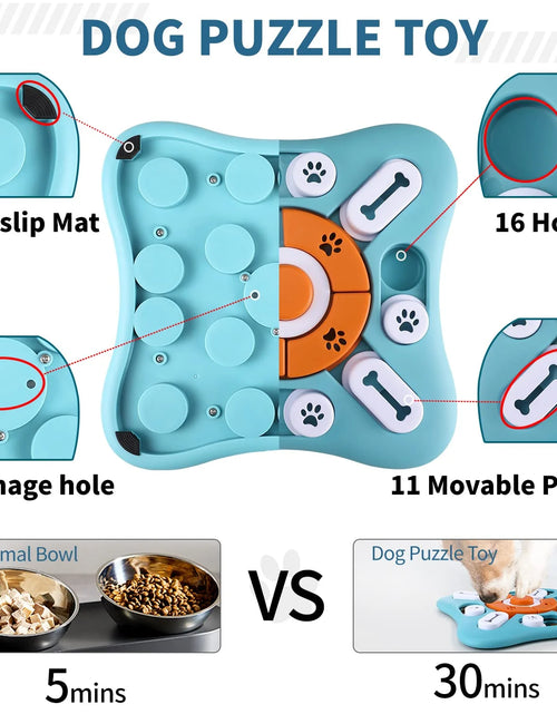Load image into Gallery viewer, Dog Puzzle Toys, Treat Dispensing Dog Enrichment Toys for IQ Training and Brain Stimulation, Interactive Mentally Stimulating Toys as Gifts for Puppies, Cats, Dogs
