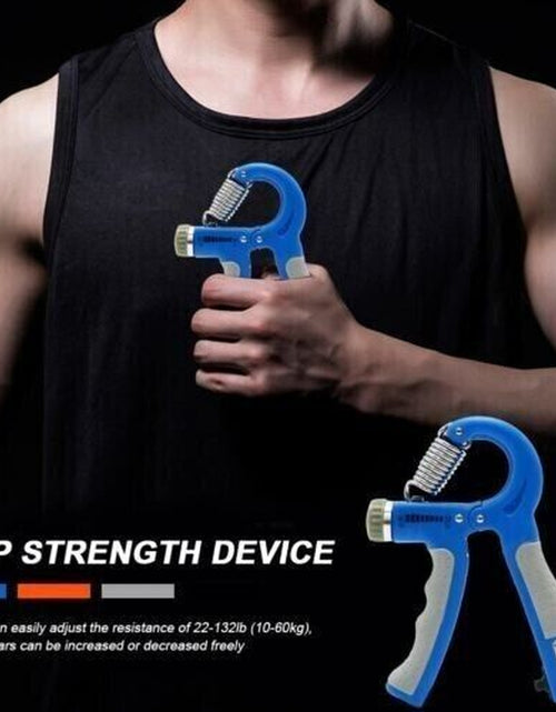 Load image into Gallery viewer, 2X Hand Grip Power Trainer Gripper Strengthener Adjustable Gym Exerciser
