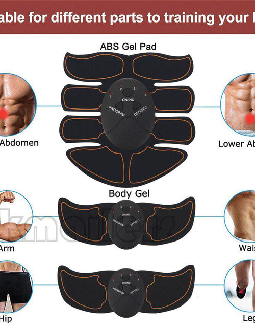 Load image into Gallery viewer, Electric Muscle Toner Machine ABS Toning Belt Simulation Fat Burner Belly Shaper

