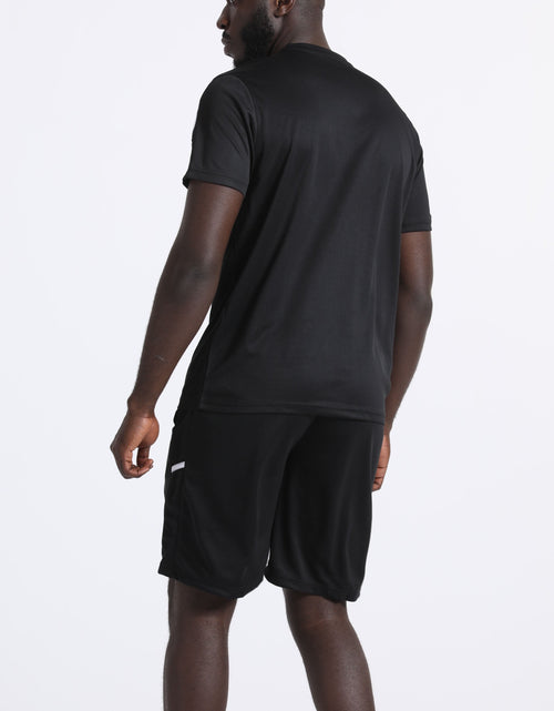 Load image into Gallery viewer, 3Pack Men&#39;S Workout Set Gym Clothes Active Shorts Shirt Set for Running Basketball Football and Daily Life,Size S-3XL
