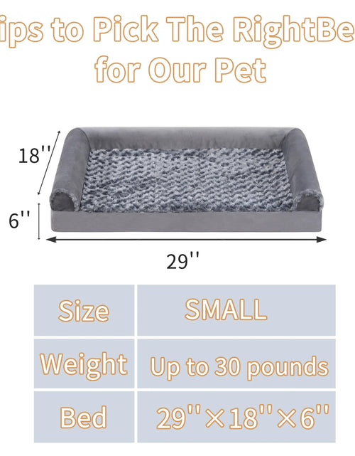 Load image into Gallery viewer, 29&quot; Orthopedic Dog Bed for Medium Dogs with Waterproof Washable Cover and Memory Foam

