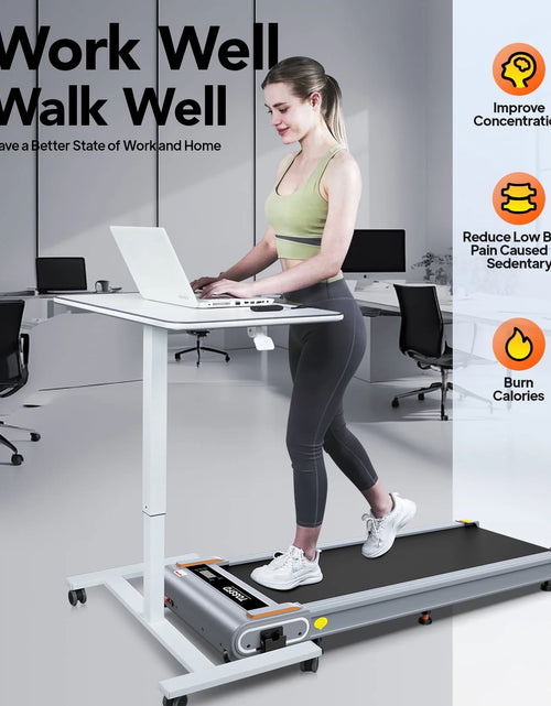 Load image into Gallery viewer, Walking Pad with Incline under Desk Treadmill 2.5HP Electric Treadmill Walking Jogging Machine for Home Office with Remote Control 265Lbs
