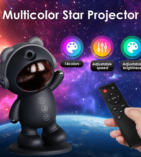 Star Projectors, Galaxy Projector Light for Bedroom ,Timer Remote Ceiling Lamp Night Light for Kids Black