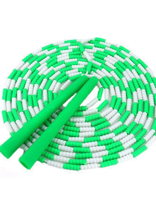 Load image into Gallery viewer, Jump Rope, 3 PCS Adjustable Length Tangle-Free Segmented Soft Beaded Skipping Rope, Fitness Jump Rope for Man Women Weight Loss 9.2 Ft
