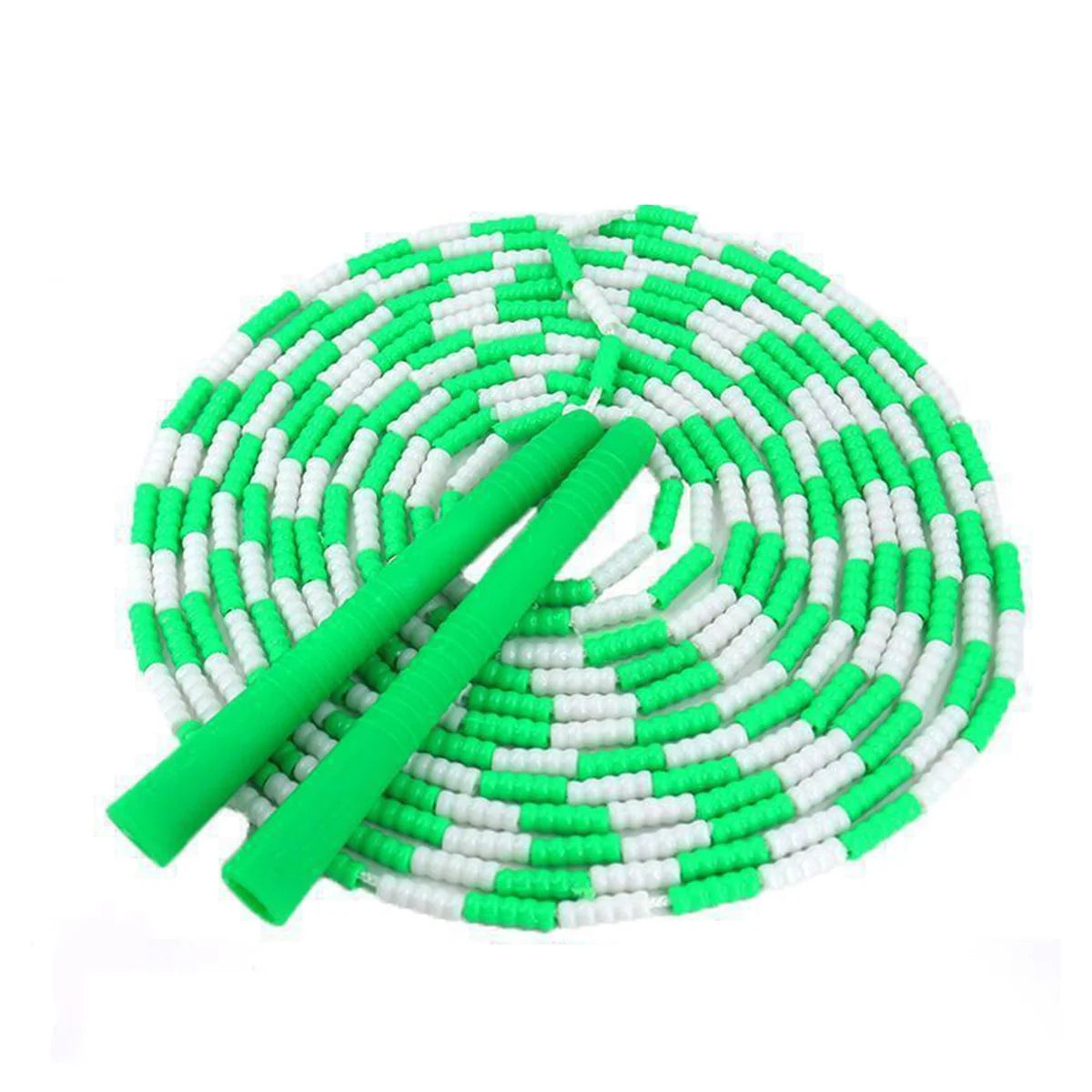 Jump Rope, 3 PCS Adjustable Length Tangle-Free Segmented Soft Beaded Skipping Rope, Fitness Jump Rope for Man Women Weight Loss 9.2 Ft