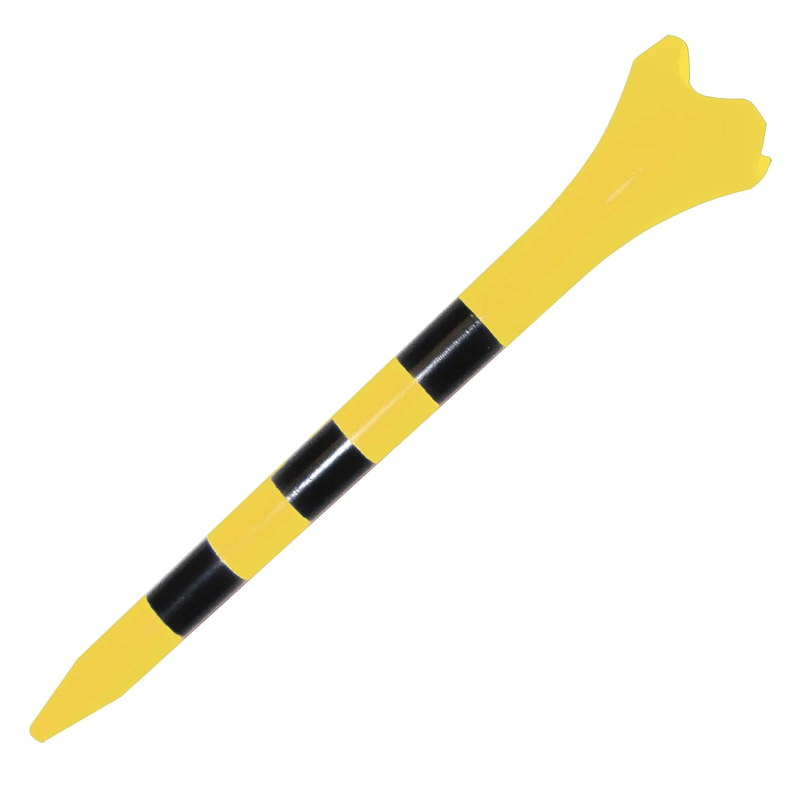 Pride Performance Plastic Golf Tees, Low-Resistance Head for Golf, Longer Drives, Durable & Stable Design, 3-1/4", Striped Citrus Mix – 25 Count