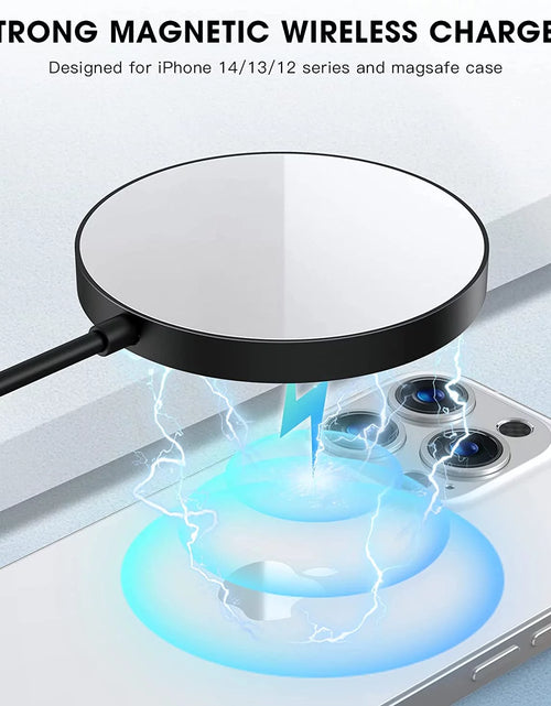 Load image into Gallery viewer, Wireless Charger - Charging Pad Compatible for Iphone 16/16 Pro/16 Plus/16 Pro Max/ 15/15 Pro/15 Plus/15 Pro Max/14/13/12/11 &amp; Airpods 3/2/Pro
