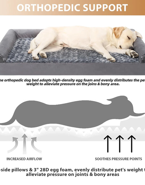 Load image into Gallery viewer, 29&quot; Orthopedic Dog Bed for Medium Dogs with Waterproof Washable Cover and Memory Foam
