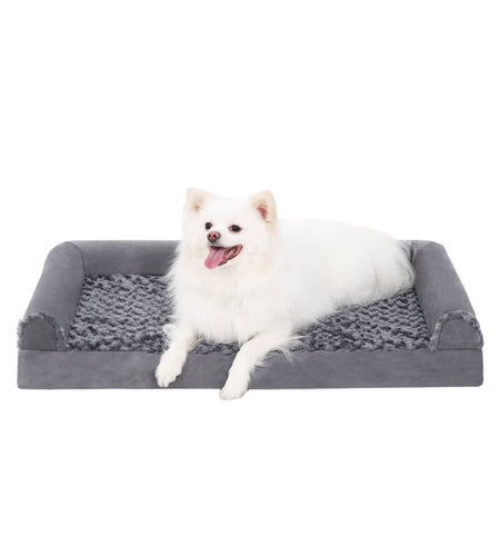 29" Orthopedic Dog Bed for Medium Dogs with Waterproof Washable Cover and Memory Foam