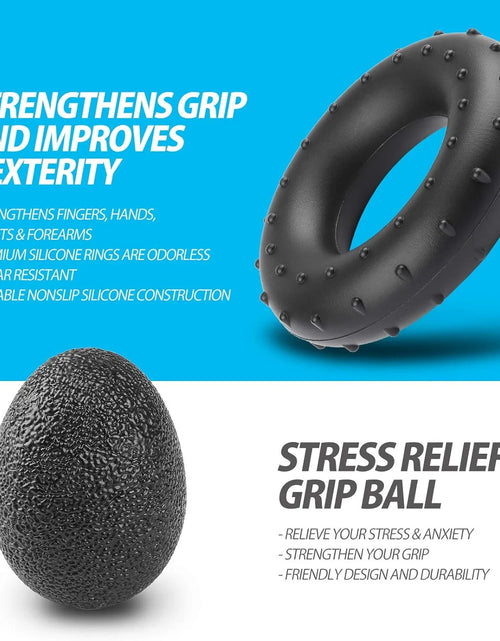 Load image into Gallery viewer, Grip Strengthener Forearm Strengthener Hand Grips Strengthener Kit - 5 Pack Adjustable Resistance
