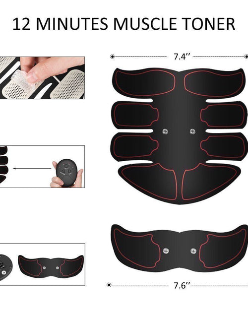 Load image into Gallery viewer, Electric Muscle Toner Machine ABS Toning Belt Simulation Fat Burner Belly Shaper
