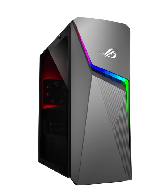 Load image into Gallery viewer, ROG R7 RTX 3060 Desktop; AMD Ryzen 7 5700G, NVIDIA Geforce RTX 3060, 16GB RAM, 1TB HDD + 256GB SSD, Gray, Windows 10 Home, Gray, G10DK-WB764
