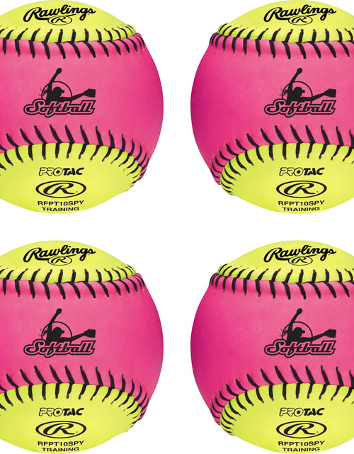 Load image into Gallery viewer, Official League Recreational Use Fastpitch Softballs, 10 Inch, 4 Count
