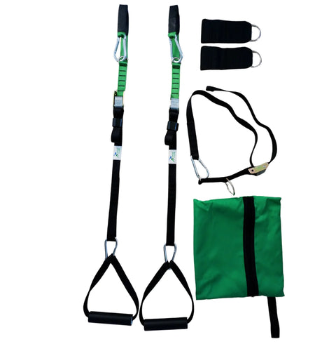 Bodyweight Resistance Suspension Training Set for Full Body Workout with 12-Week Workout Program Included