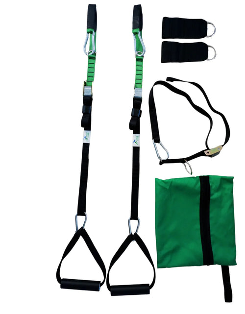 Load image into Gallery viewer, Bodyweight Resistance Suspension Training Set for Full Body Workout with 12-Week Workout Program Included
