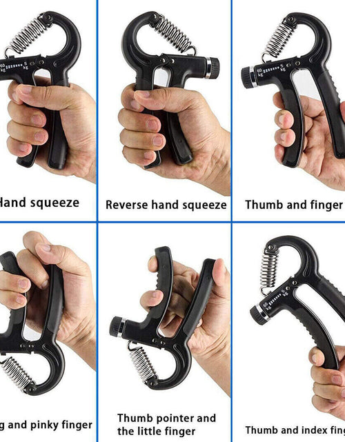 Load image into Gallery viewer, Hand Grip Strength Power Trainer Gripper Strengthener Adjustable Gym Exerciser
