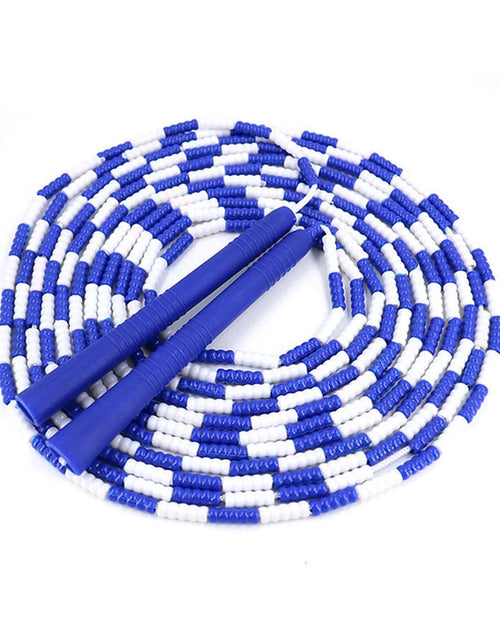 Load image into Gallery viewer, Jump Rope, 3 PCS Adjustable Length Tangle-Free Segmented Soft Beaded Skipping Rope, Fitness Jump Rope for Man Women Weight Loss 9.2 Ft
