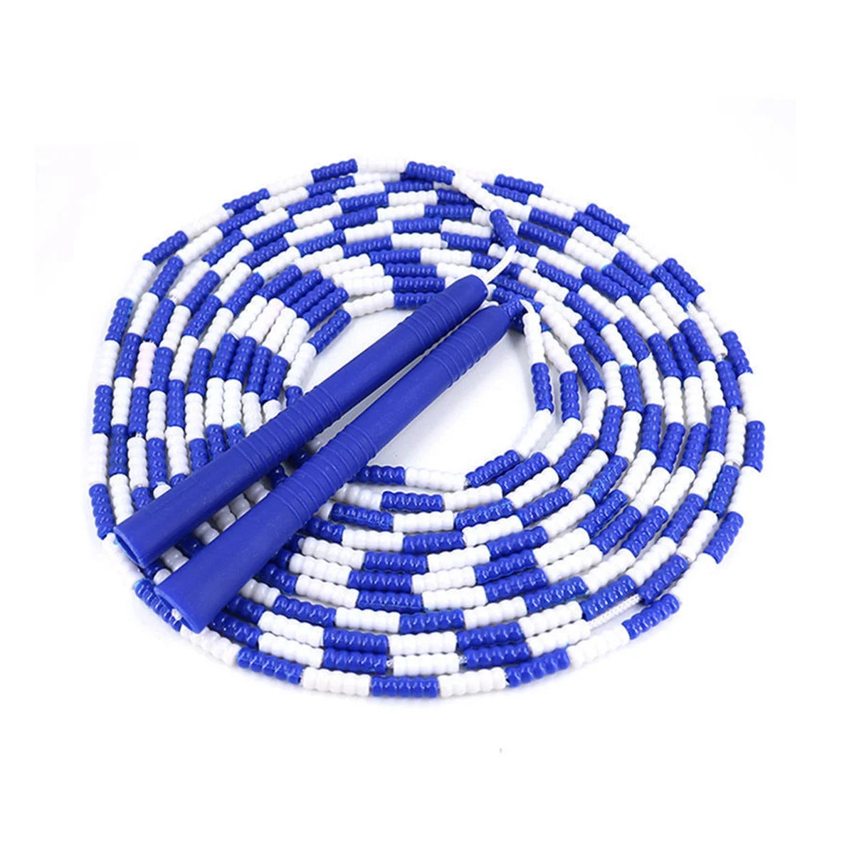 Jump Rope, 3 PCS Adjustable Length Tangle-Free Segmented Soft Beaded Skipping Rope, Fitness Jump Rope for Man Women Weight Loss 9.2 Ft