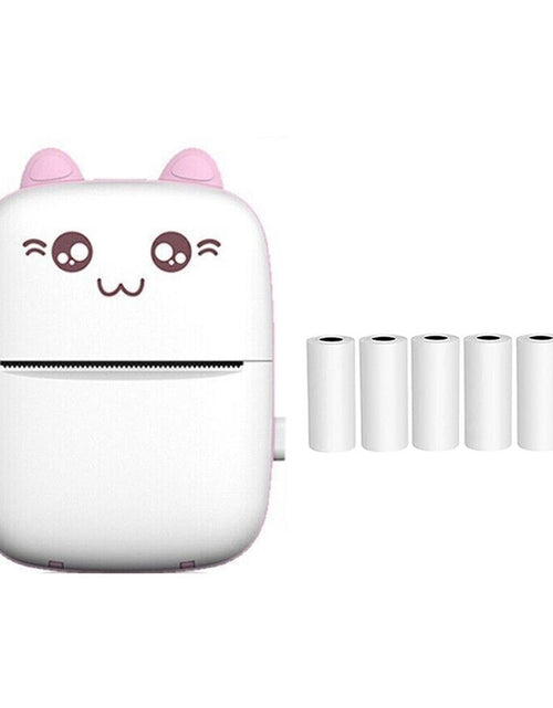 Load image into Gallery viewer, Portable Mini Thermal Printer Pocket Photo Printer Wireless Bluetooth W/ 6 Rolls
