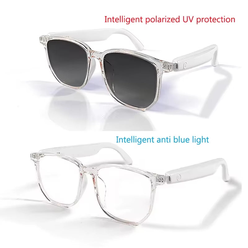 SoundSight Smart Glasses – Bluetooth Sunglasses with Built-In Earphones, UV400 Polarized Lenses & Hands-Free Calling