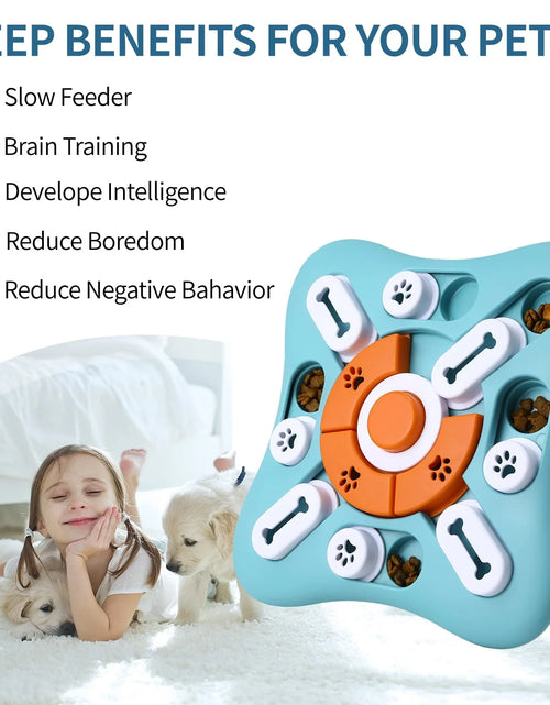 Load image into Gallery viewer, Dog Puzzle Toys, Treat Dispensing Dog Enrichment Toys for IQ Training and Brain Stimulation, Interactive Mentally Stimulating Toys as Gifts for Puppies, Cats, Dogs
