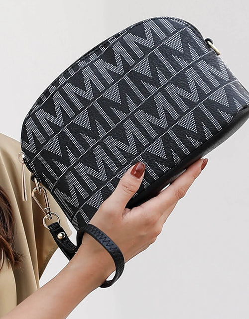 Load image into Gallery viewer, by Mia K. Marimar Women&#39;S Tote Bag with Pouch and Wristlet, Signature 4 Piece Set - Navy Blue
