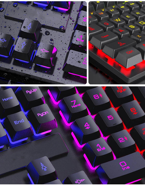 Load image into Gallery viewer, Keyboard and Mouse Set Combo, Wired RGB Backlit Computer Keyboard with USB RGB Gaming Mouse Design for Windows PC Laptop Desktop Notebook-Fv-Q305S

