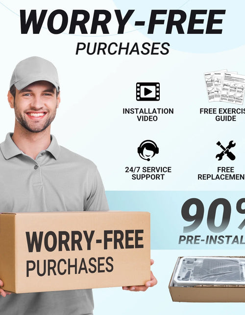 Load image into Gallery viewer, Foldable Pilates Equipment for Home Workouts,Balanced Body Pilates Reformer Machine for Home and Gym, Pilates Exercise Equipment with Jump Board, Additional 4 Springs
