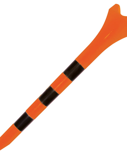 Load image into Gallery viewer, Pride Performance Plastic Golf Tees, Low-Resistance Head for Golf, Longer Drives, Durable &amp; Stable Design, 3-1/4&quot;, Striped Citrus Mix – 25 Count
