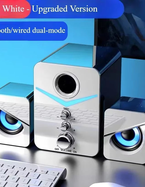 Load image into Gallery viewer, SADA Computer Speaker Home Desktop Computer Laptop Universal Small Speaker Wired Desktop Subwoofer Speaker
