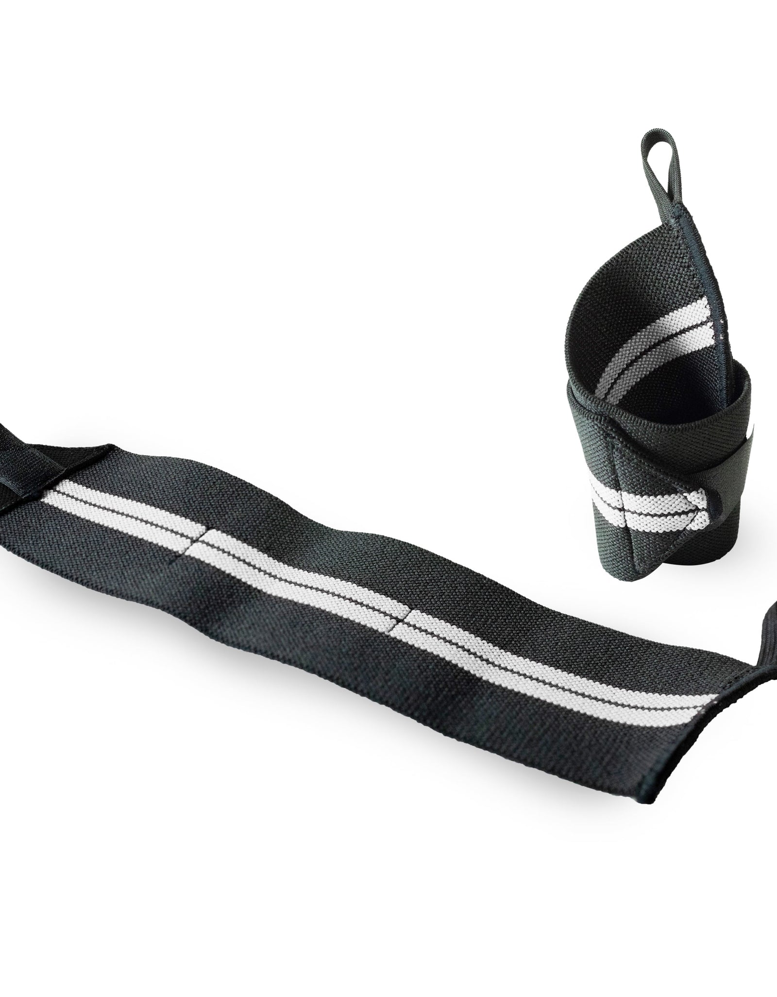 Fitness Weight Lifting Wrist Wraps with Thumb Loops, Pair