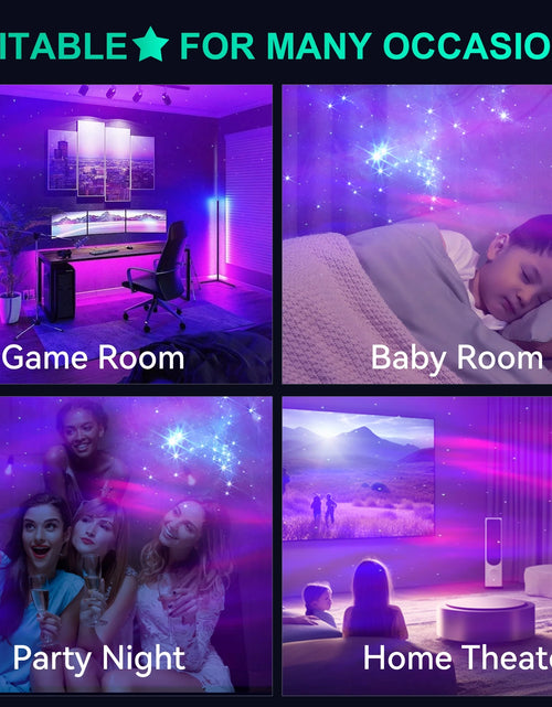 Load image into Gallery viewer, Star Projectors, Galaxy Projector Light for Bedroom ,Timer Remote Ceiling Lamp Night Light for Kids Black
