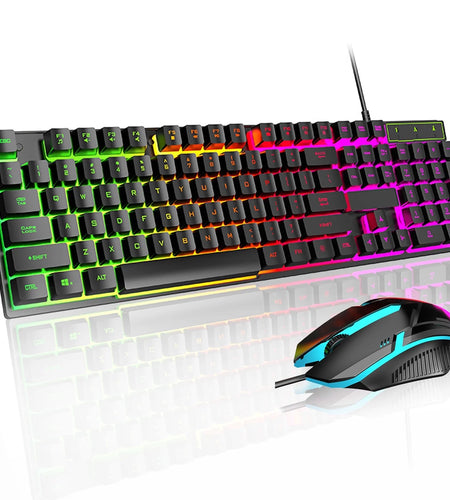 Wired Gaming Keyboard with RGB Backlight, Black